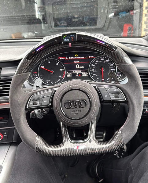 Audi A4 S4 RS4 B9 Custom Carbon Fibre Steering Wheel 2016-2024