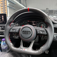 Audi A3 Custom Carbon Fibre Flat Bottom Steering Wheel 8V Facelift 2017-2020