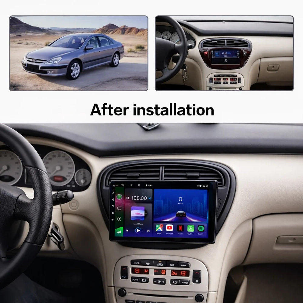 Peugeot 607 Android 15 Car Stereo Head Unit (2004–2010)