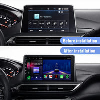 Peugeot 3008 4008 and 5008 2017–2022 Android 15 touchscreen stereo with Wireless Apple CarPlay and Android Auto
