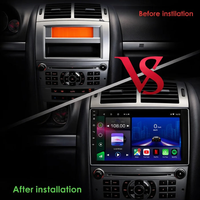 Peugeot 407 Android 15 Car Stereo Head Unit (2004–2010)