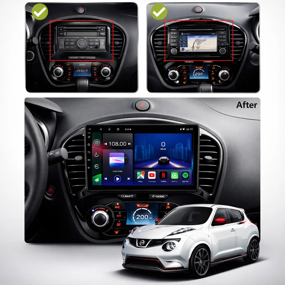 Nissan Juke Android 15 Car Stereo Head Unit (2010–2019)