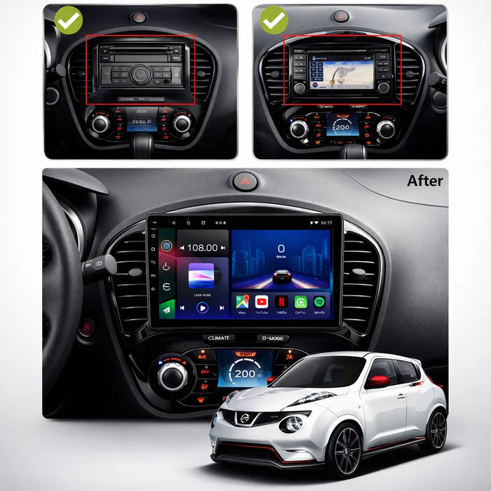 Nissan Juke Android 15 Car Stereo Head Unit (2010–2019)