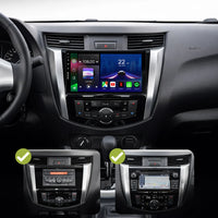Nissan Navara NP300 D23 2015–2022 Android 15 touchscreen stereo with Wireless Apple CarPlay and Android Auto
