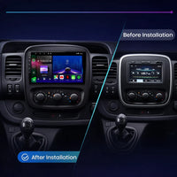 Vauxhall Vivaro and Renault Trafic 2014–2021 Android 15 touchscreen stereo with Wireless Apple CarPlay and Android Auto

