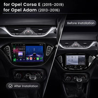 Vauxhall Corsa E and Adam 2013–2019 Android 15 touchscreen stereo with Wireless Apple CarPlay and Android Auto
