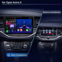Vauxhall Astra K 2015–2022 Android 15 touchscreen car stereo with Wireless Apple CarPlay and Android Auto
