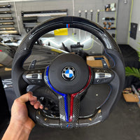 Custom BMW F Series LED Carbon Fibre Steering Wheel