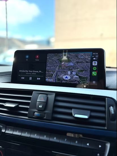 BMW 3 Series F30 F31 F34, 4 Series F32 F33 F36 and F80 F82 Android Apple CarPlay Android Auto Screen Upgrade