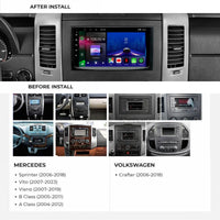 DHStyling Android 15 touchscreen car stereo with Wireless Apple CarPlay and Android Auto
