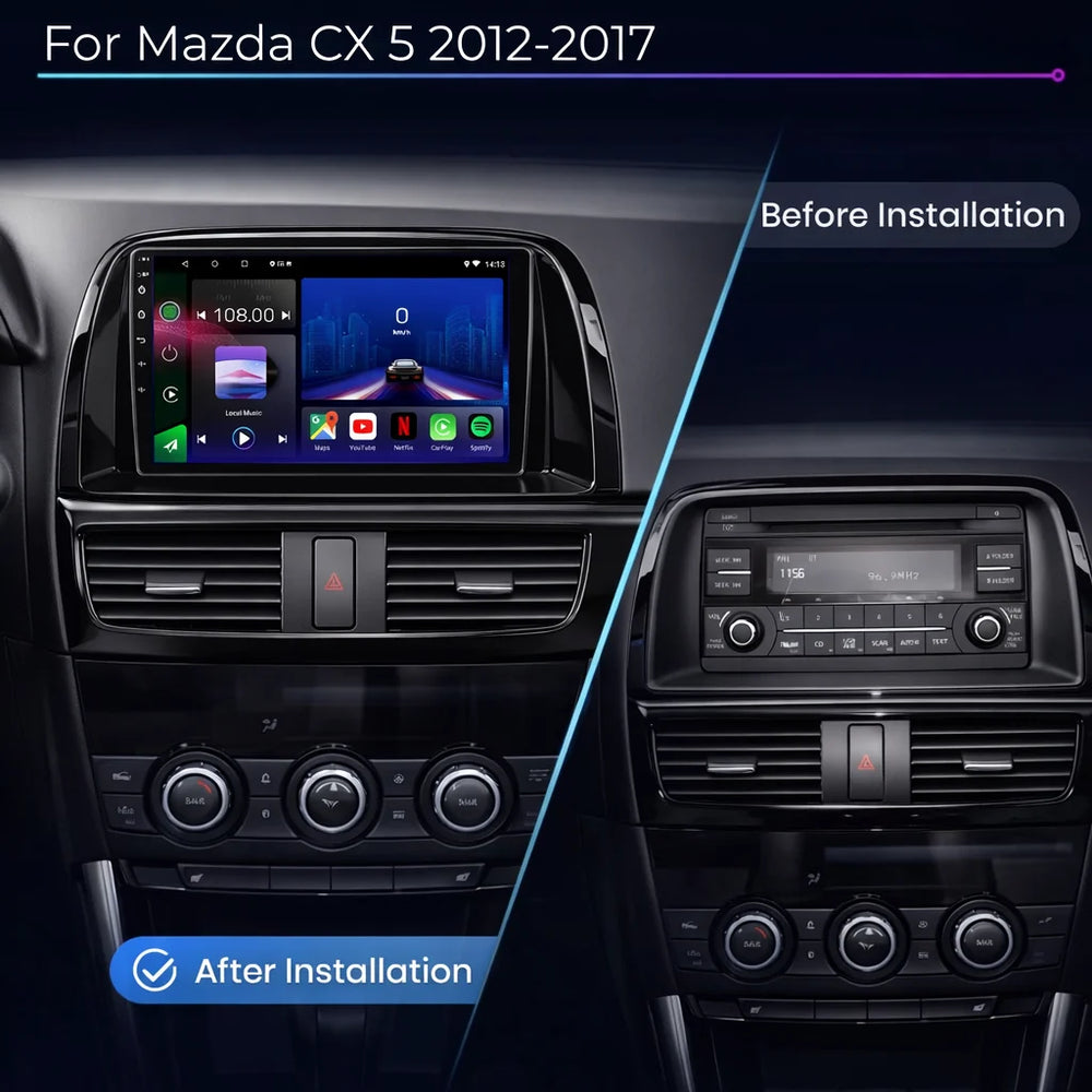 Mazda CX-5 Android 15 Car Stereo Head Unit (2012–2017)
