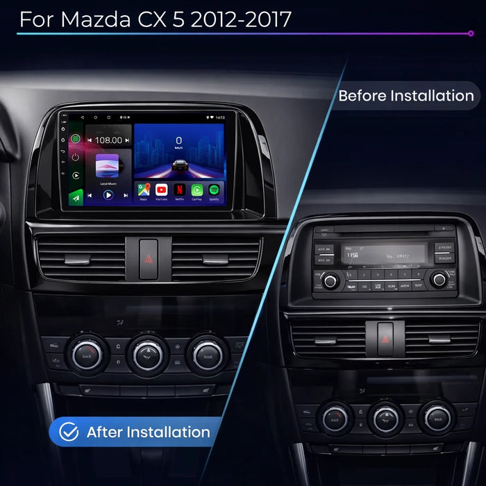 Mazda CX-5 Android 15 Car Stereo Head Unit (2012–2017)