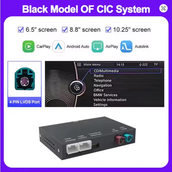 BMW F SERIES WIRELESS CARPLAY / ANDROID AUTO