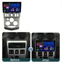Dacia Logan 2004–2009 Android 15 touchscreen car stereo with Wireless Apple CarPlay and Android Auto
