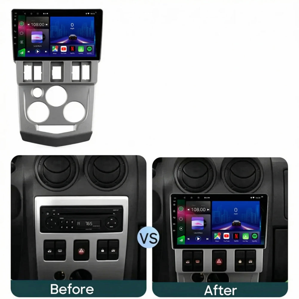Dacia Logan Android 15 Car Stereo Head Unit (2004–2009)
