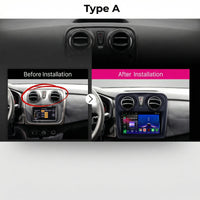 Dacia Logan and Sandero 2012–2020 Android 15 touchscreen car stereo with wireless Apple CarPlay and Android Auto
