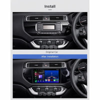 Kia Rio 2011–2017 Android 15 touchscreen car stereo with Wireless Apple CarPlay and Android Auto
