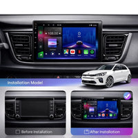 Kia Rio 2017–2023 Android 15 touchscreen car stereo with Wireless Apple CarPlay and Android Auto
