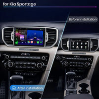 Kia Sportage 2015–2020 Android 15 touchscreen car stereo with Wireless Apple CarPlay and Android Auto
