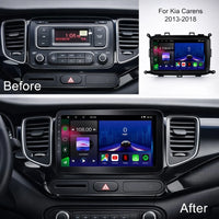 Kia Carens 2013–2018 Android 15 touchscreen car stereo with Wireless Apple CarPlay and Android Auto
