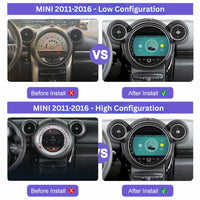 MINI R51 R56 and R60 2010–2017 Android 15 touchscreen stereo with Wireless Apple CarPlay and Android Auto
