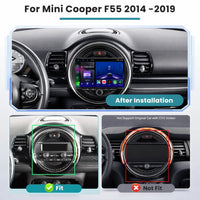 MINI F54 F55 and F56 2014–2020 Android 15 touchscreen stereo V2 with Wireless Apple CarPlay and Android Auto
