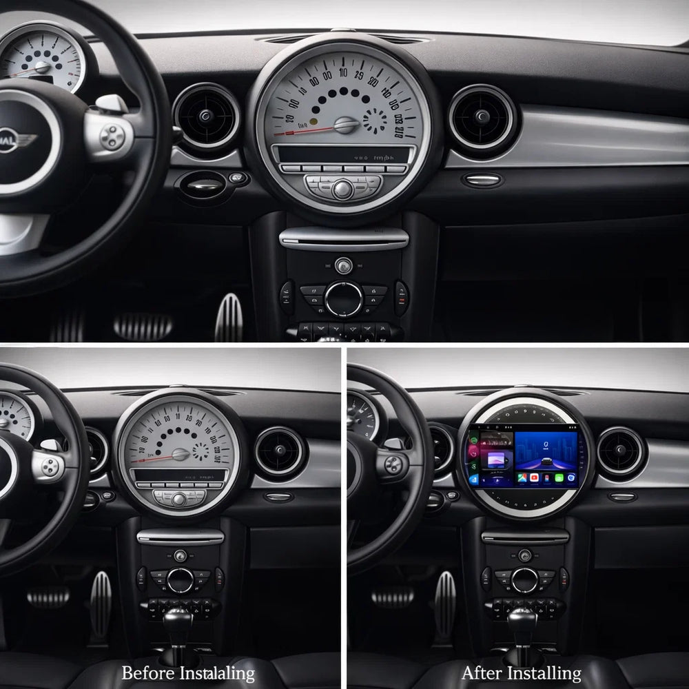 MINI R51–R60 Android 15 Car Stereo Head Unit V2 (2006–2014)