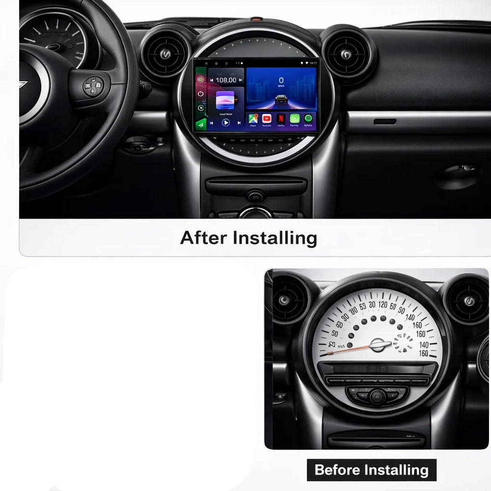 MINI R51, R56 & R60 Android 15 Car Stereo Head Unit V2 (2010–2017)