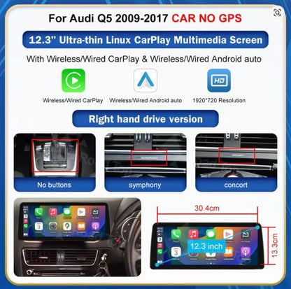 AUDI Q5 2009-2017 CARPLAY SCREEN