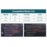 Audi Q5 2009-2017 Carplay