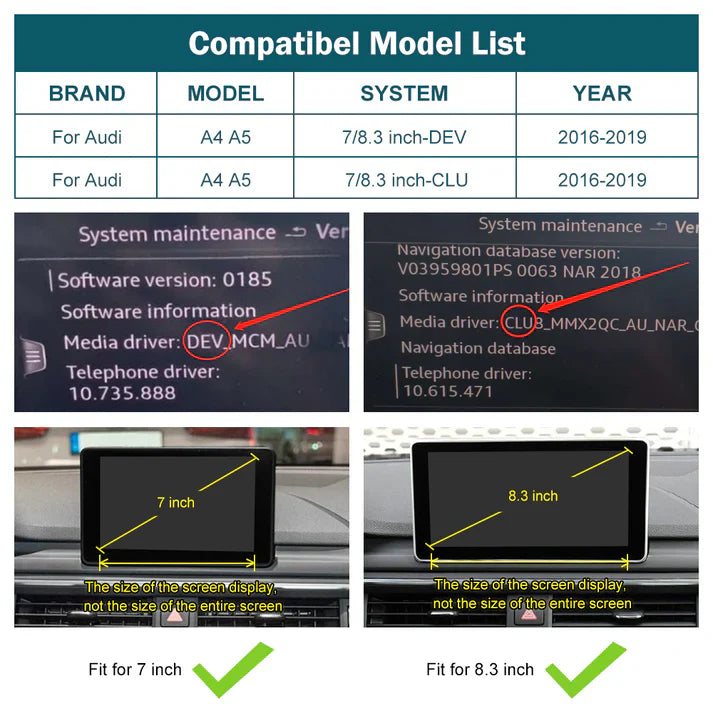 Audi A4 / A5 Carplay Module 2009 - 2019