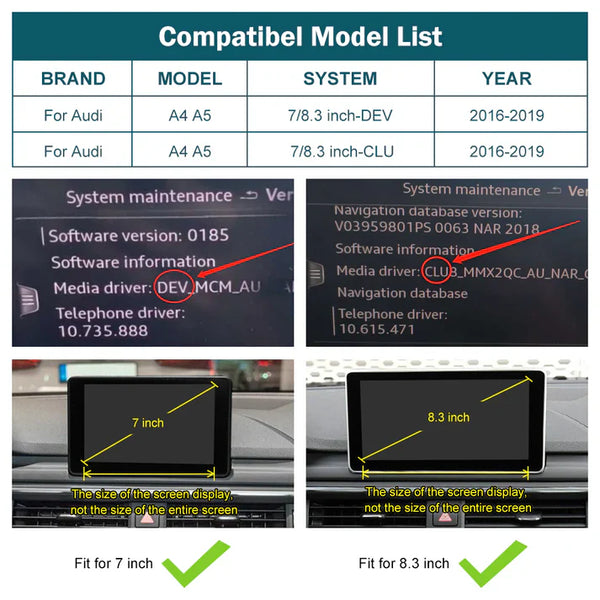 Audi A4 / A5 Carplay Module 2009 - 2019
