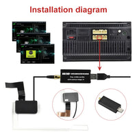 DHStyling DAB+ USB dongle and aerial adapter for compatible Android car stereo head units

