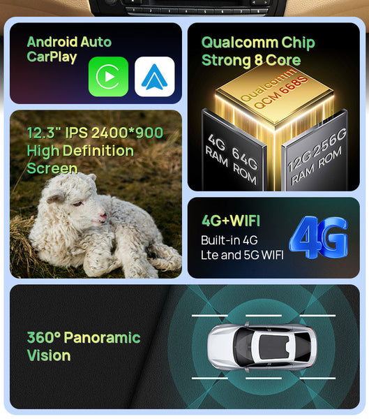 BMW X5 E70 X6 E71 Android Apple CarPlay Android Auto Screen Upgrade