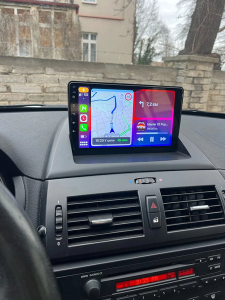 BMW X3 E83 Android 15 Apple CarPlay Android Auto Head Unit