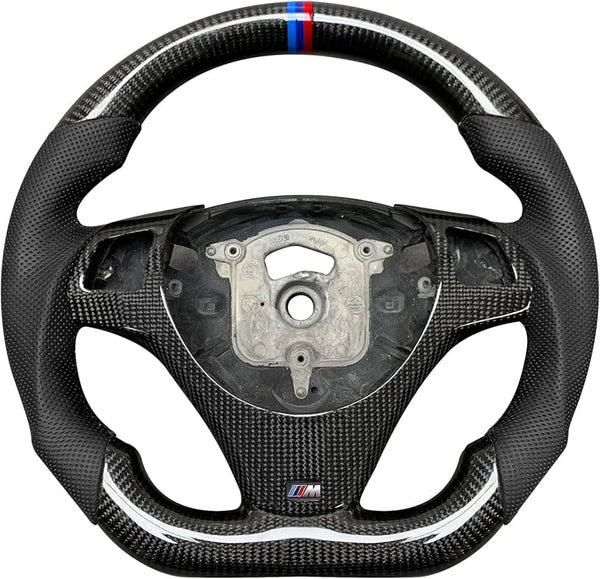 BMW E Series Reshapred Custom Carbon FIbre Steering Wheel