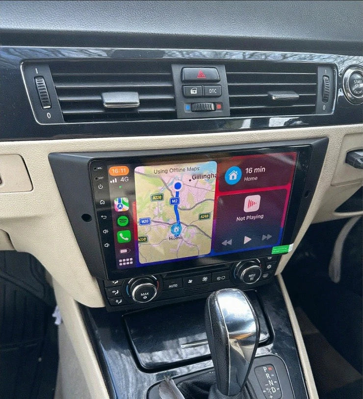 BMW 3 Series E90 E91 E92 M3 Android 15 Apple CarPlay Android Auto Head Unit