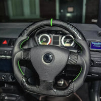 Volkswagen Golf Mk5 Carbon Fibre Flat Bottom Wheel 2003 - 2009