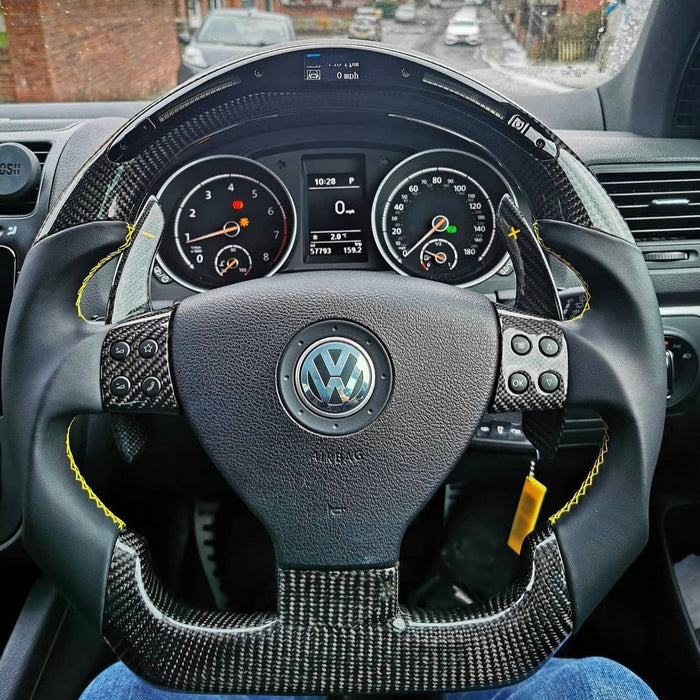 Volkswagen Golf Mk5 Carbon Fibre Flat Bottom Wheel 2003 - 2009