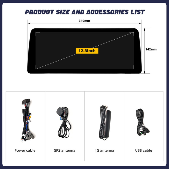 BMW X3 / X4 Android Apple CarPlay & Android Auto Screen (F25/F26)