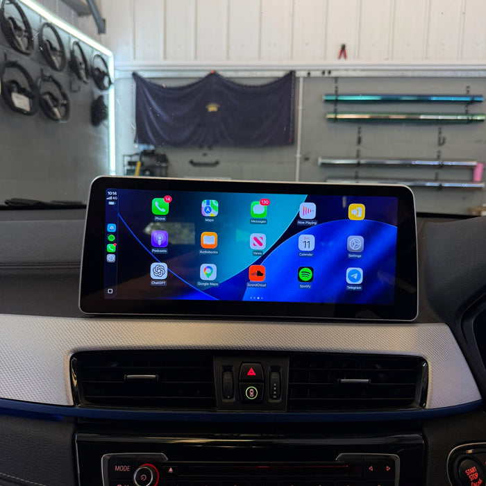 BMW X1 F48 EVO Android Apple CarPlay Android Auto Screen Upgrade