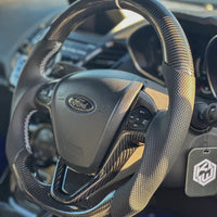 Ford Fiesta Mk7 / Mk7.5 Carbon Fibre Custom Steering Wheel (2009-2017)