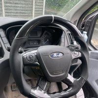 Ford Transit Carbon Fibre Custom Steering Wheel