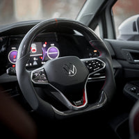 Volkswagen Golf MK8 Carbon Fibre Steering Wheel (2020 - 2026)