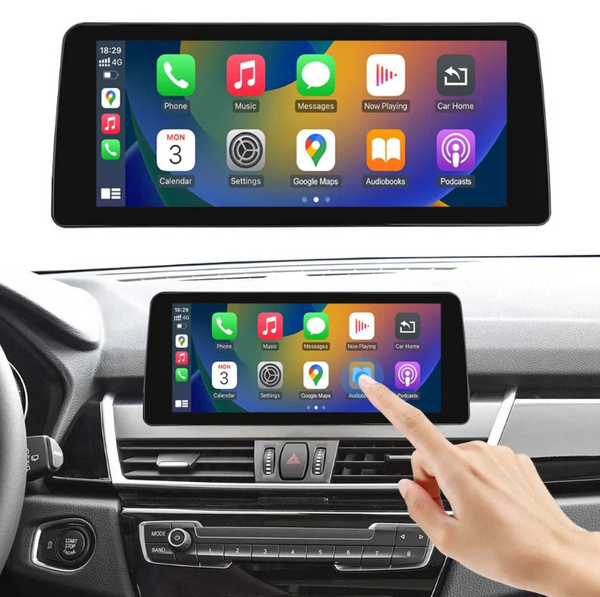 BMW 2 Series Tourer F45 F46 EVO Linux Apple CarPlay Android Auto Screen Upgrade