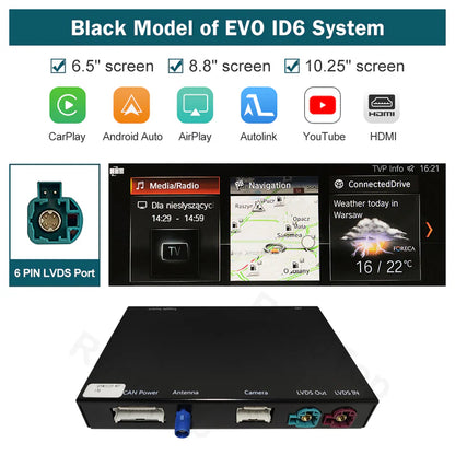 Wireless CarPlay for BMW 1 2 Series F20 F21 F22 F23 F45 2011-2020 NBT EVO with Mirror Link AirPlay Car Play Functions