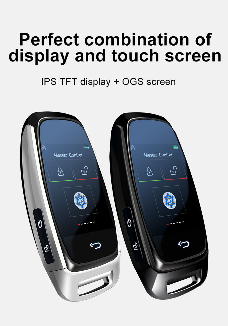 Car Smart Key Box Smart Car Key with LCD & GPS – Keyless Entry for Push Start Cars – DH ...