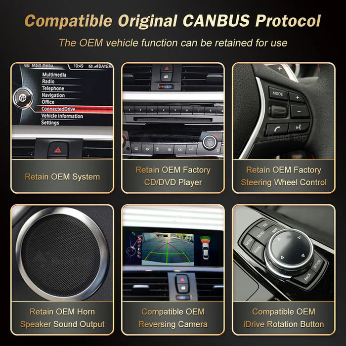 BMW X1 Linux EVO Apple CarPlay & Android Auto Screen (F48)