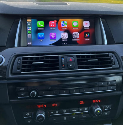 BMW 5 Series F07, F10, F11, F18 APPLE CARPLAY AND ANDROID AUTO SCREEN