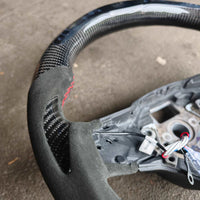 VW Golf 8 GTI R Carbon Steering Wheel with LED Rev Display